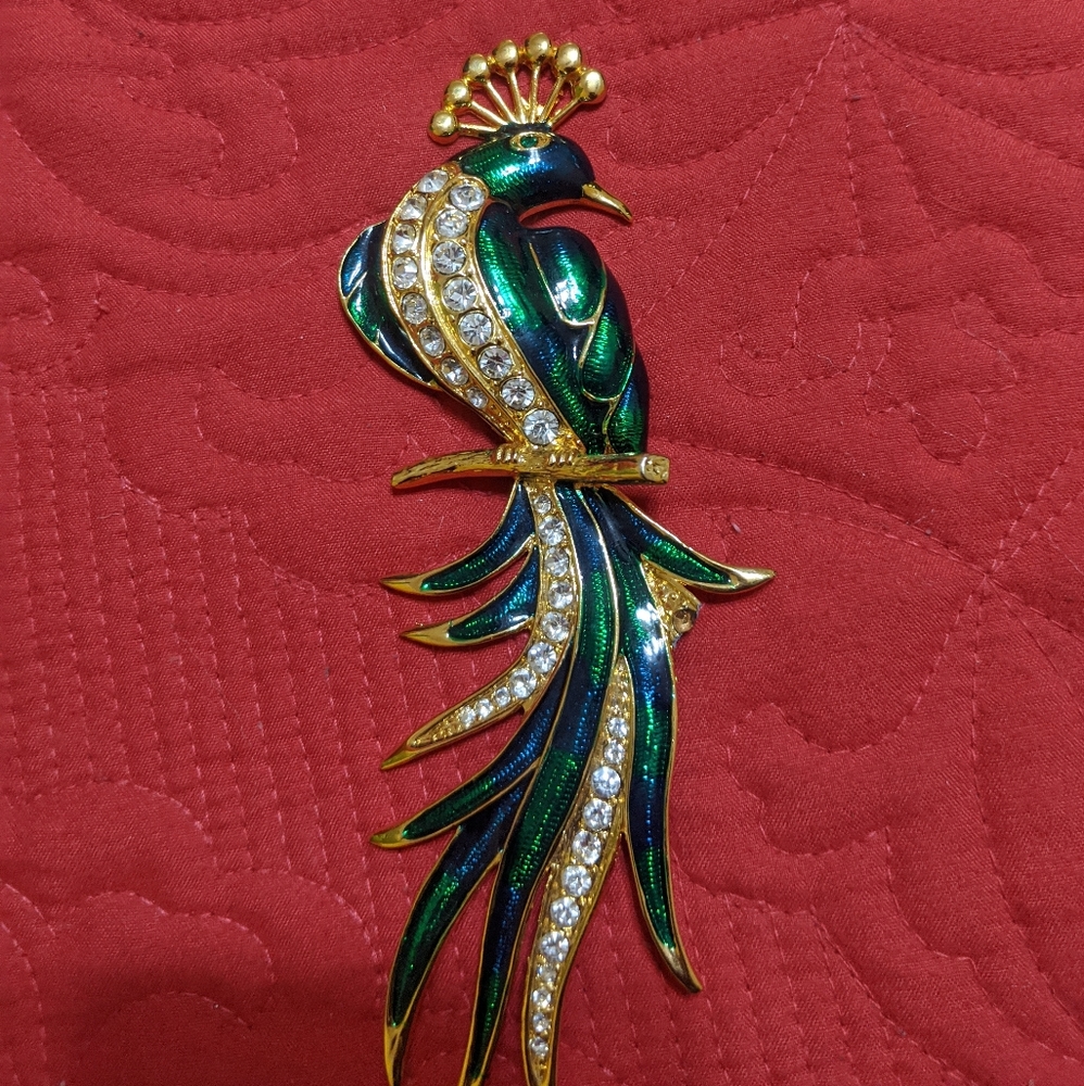 A Peacock Brooch